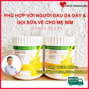 COMBO 2 Sữa Nghệ Hera 100gr [Chính hãng] - PHÙ HỢP VỚI NGƯỜI ĐAU DẠ DÀY, giúp LỢI SỮA cho con bú – Freeship  - Giá Chỉ ₫220.000