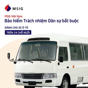 Toàn Quốc [E-Voucher] Bảo hiểm Trách nhiệm dân sự MSIG - Xe ô tô - trên 24 chỗ ngồi - Giá Chỉ ₫2.007.500