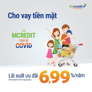 MCREDIT LÃI SUẤT CHỈ TỪ 1,7%- KHOẢN VAY LÊN ĐẾN 70 TRIỆU