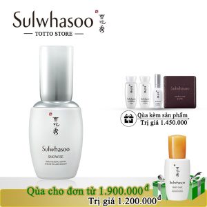 Tinh chất dưỡng trắng da Sulwhasoo Snowise Brightening Serum 50ml  - Giá Chỉ 4.200.000 ₫
