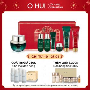 Bộ dưỡng củng cố cốt lõi da mặt và dưỡng thể OHUI Prime Advancer Ampoule Capture Cream Special Set 185ml  - Giá Chỉ 3.790.000 ₫