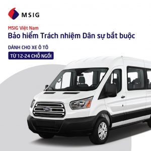Toàn Quốc [E-Voucher] Bảo hiểm Trách nhiệm dân sự MSIG - Xe ô tô - từ 12-24 chỗ ngồi - Giá Chỉ ₫1.397.000