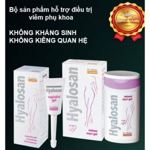 Bộ sản phẩm hỗ trợ điều trị viêm phụ khoa Hyalosan - Giá Chỉ ₫1.460.000