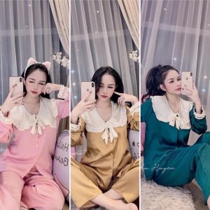 [FREESHIP]Đồ Ngủ tiểu thư Bigsize Cao Cấp Kiểu Dáng Đẹp Vải Satin Lạnh Mặc Cực Thích - Giá chỉ từ ₫126.000 - ₫154.000