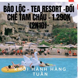 toàn quốc [e- voucher] tour bảo lộc - THAM QUAN TẮM HỒ BƠI TẠI TEA RESORT 4 SAO CHỈ - Giá Chỉ ₫1.290.000