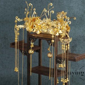 Phụ kiện đội tóc bằng kim loại phối tua rua phong cách Trung Hoa thanh lịch dành cho nữ - Giá Chỉ ₫165.100