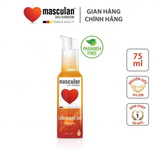 Gel bôi trơn cao cấp Masculan - Nồng ấm - Kích thích khi quan hệ - Gốc nước - Không chất bảo quản - An toàn - 75ml - Giá Chỉ ₫398.000