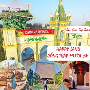 HCM [E- Voucher ] TOUR HAPPY LAND - ĐỒNG SEN 1N - Giá Chỉ ₫590.000