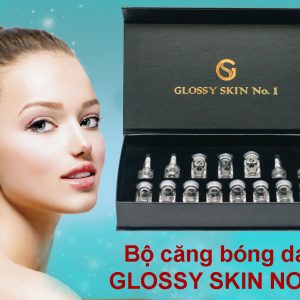 Bộ căng bóng da GLOSSY SKIN NO.1, giúp Màu da đồng đều, sáng bóng, Làm săn chắc da, tăng độ đàn hồi  - Giá Chỉ 4.200.000 ₫