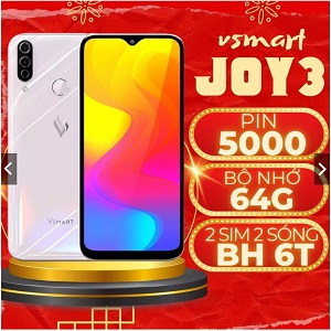 Điện thoại VSMART JOY3 Pin 5000mAh, điện thoại chính hãng giá rẻ Chip Snapdragon 632 chơi game ngon