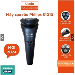 Máy Cao Râu Philips Dao Cạo Khô Và Ướt S1213 Thân Máy Kháng Nước Cao Cấp Sạc Nhanh