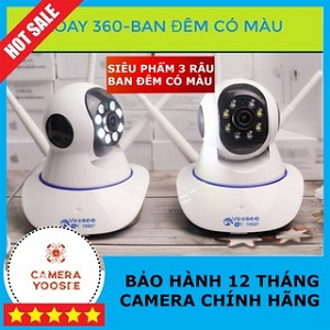 Camera Yoosee Ban đêm có màu camera 3 râu 1080 FULL HD