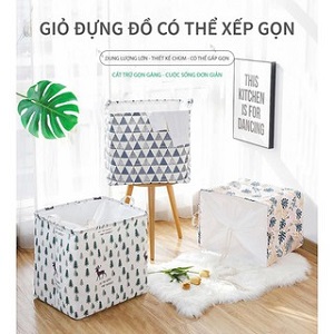 Túi vải đựng đồ cỡ lớn 100 lít, siêu to khổng lồ 50X50X40 cm