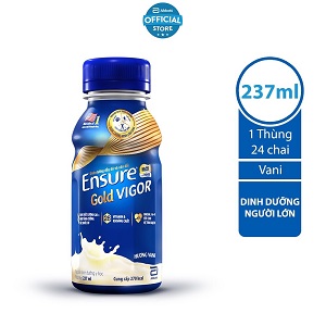 [Nhập GRO150 giảm 50K] Thùng 24 chai Ensure Vigor HMB 237ml/chai phiên bản mới