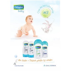 Sữa tắm gội Cetaphil cho em bé với dưỡng chất hữu cơ từ hoa cúc Calendula 400ML