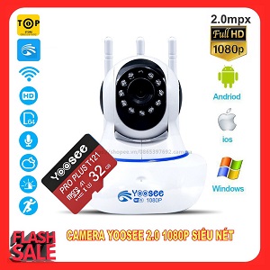 Combo Camera IP YooSee Tiếng Việt Và Thẻ Nhớ 32Gb Yoosee Chuyên Dụng - Giá Chỉ từ ₫279.000 - ₫399.000