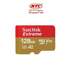 Thẻ Nhớ MicroSDXC SanDisk Extreme 128GB V30 U3 4K A2 R160MB/s W60MB/s - No Adapter (Vàng)