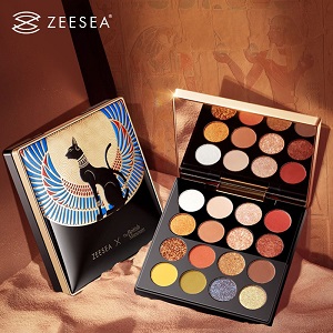 [Mã FMCGMALL -8% ĐH250k]Bảng Phấn Mắt Zeesea 16 Màu Phong Cách Ai Cập Flower Fire Night 20g