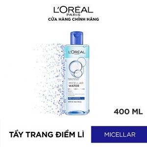 Nước tẩy trang cho mọi loại da L'Oreal Paris 3-in-1 Micellar Water 400ml