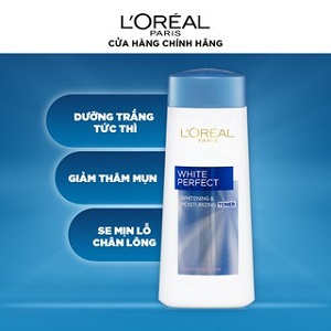 Nước hoa hồng se khít lỗ chân lông và trắng mịn da L'ORÉAL White Perfect 200ml