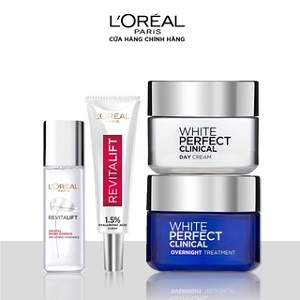Bộ Dưỡng Trắng Và Cấp Ẩm Toàn Diện Q3 L'Oreal Paris White Perfect