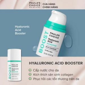 [Mã FMCGMALL giảm 8% đơn 250K] Tinh chất cấp nước làm căng bóng da Paula's Choice Hyaluronic Acid Booster 15ml 7860