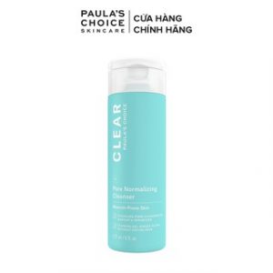 Sữa rửa mặt dạng gel ngăn ngừa mụn và se khít lỗ chân lông Paula’s Choice Clear Pore Normalizing Cleanser 177 ml 6002