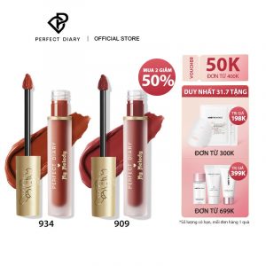 Son Kem Perfect Diary Màu Lì Tông Màu Cổ Điển Lâu Trôi 2.5g/pc