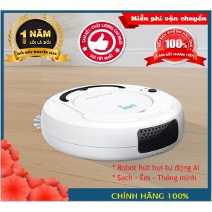 ROBOT HÚT BỤI Tự Động Dọn Nhà Thông Minh BOWAI Công Nghệ AI Cao Cấp Tự động hút bụi, lau nhà