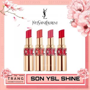 Son YSL Rouge Volupte Shine_Son YSL Dưỡng Có Màu Hàng Chính Hãng