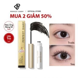 Mascara Chuốt Mi Perfect Diary Lâu Trôi Chống Thấm Nước 2 Màu Tùy Chọn 4.5g