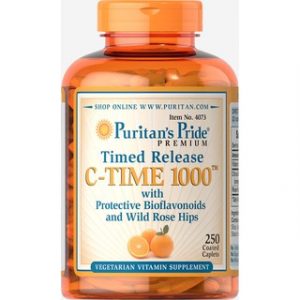 Viên uống chống lão hóa - Tăng sức đề kháng - đẹp da ngừa thâm puritan's Pride vitamin C 1000mg 250v