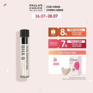 Tinh chất ngăn ngừa mụn đầu đen và bã nhờn Paula's Choice Skin Perfecting BHA 9 (9% Salicylic Acid) 0.83ml Mã 7739