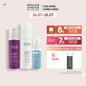 [Mã FMCGMALL giảm 8% đơn 250K] Bộ sản phẩm làm sáng, đều màu da Paula's Choice Clinical 1% Retinol - 8010.1900.7697
