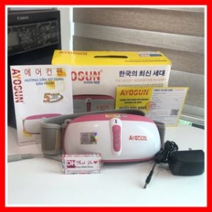 [MẠNH MẼ SỐ 1] Nhào-Rung-Nóng Massage Bụng Đa Năng AYOSUN Hàn Quốc