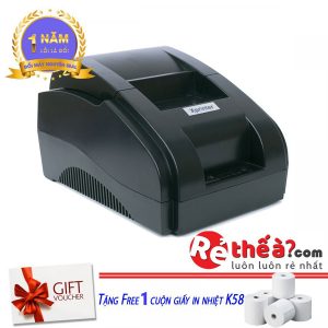 Máy in bill hoá đơn Xprinter 58IIH + Luôn Tặng Free cuộn giấy in nhiệt - Hàng nhập khẩu BH 1 năm