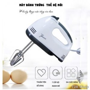 [Hot] Máy Đánh Trứng Cầm Tay 7 Tốc Độ Công Suất 180W