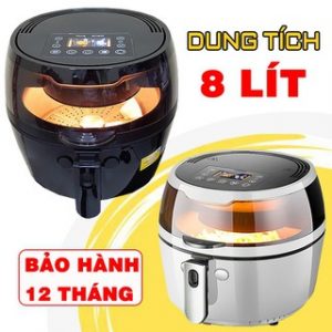 NỒI CHIÊN KHÔNG DẦU NINESHIELD 8 LÍT VÀ NỒI NINESHIELD KB-6001M-1