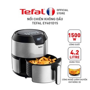 [Mã ELTEFAL09 giảm 5% đơn 500K] Nồi chiên không dầu Tefal EY401D15