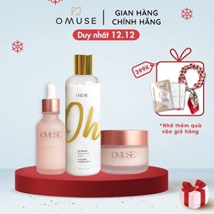 Bộ dưỡng da toàn diện OMUSE dưỡng trắng và chống lão hóa dành cho mọi loại da