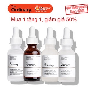 [ 12.12 giảm giá lớn ] The Ordinary Bộ Sưu Tập Huyết Thanh Niacinamide Axit Hyaluronic B5 Alpha Arbutin Caffeine Lactic Acid Retinol
