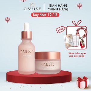 Bộ đôi chống lão hóa chuyên sâu Cream 50ml & Serum O’Muse Secret Timeless Rejuvenating 30ml