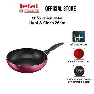LIFEMC2510B -12% đơn 250K] Chảo chiên Tefal Light & Clean 26cm