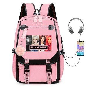 Ba Lô Đa Năng Thoáng Khí In Họa Tiết BLACKPINK Thời Trang Dành Cho Nam Và Nữ