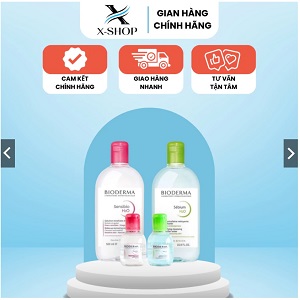 Nước Tẩy Trang Bioderma Sensibio H2o Pháp 500ml Dành Cho Da Hỗn Hợp, Da Dầu, Làm Sạch Và Làm Dịu Da
